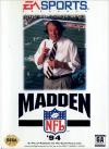John Madden NFL 94 Box Art Front